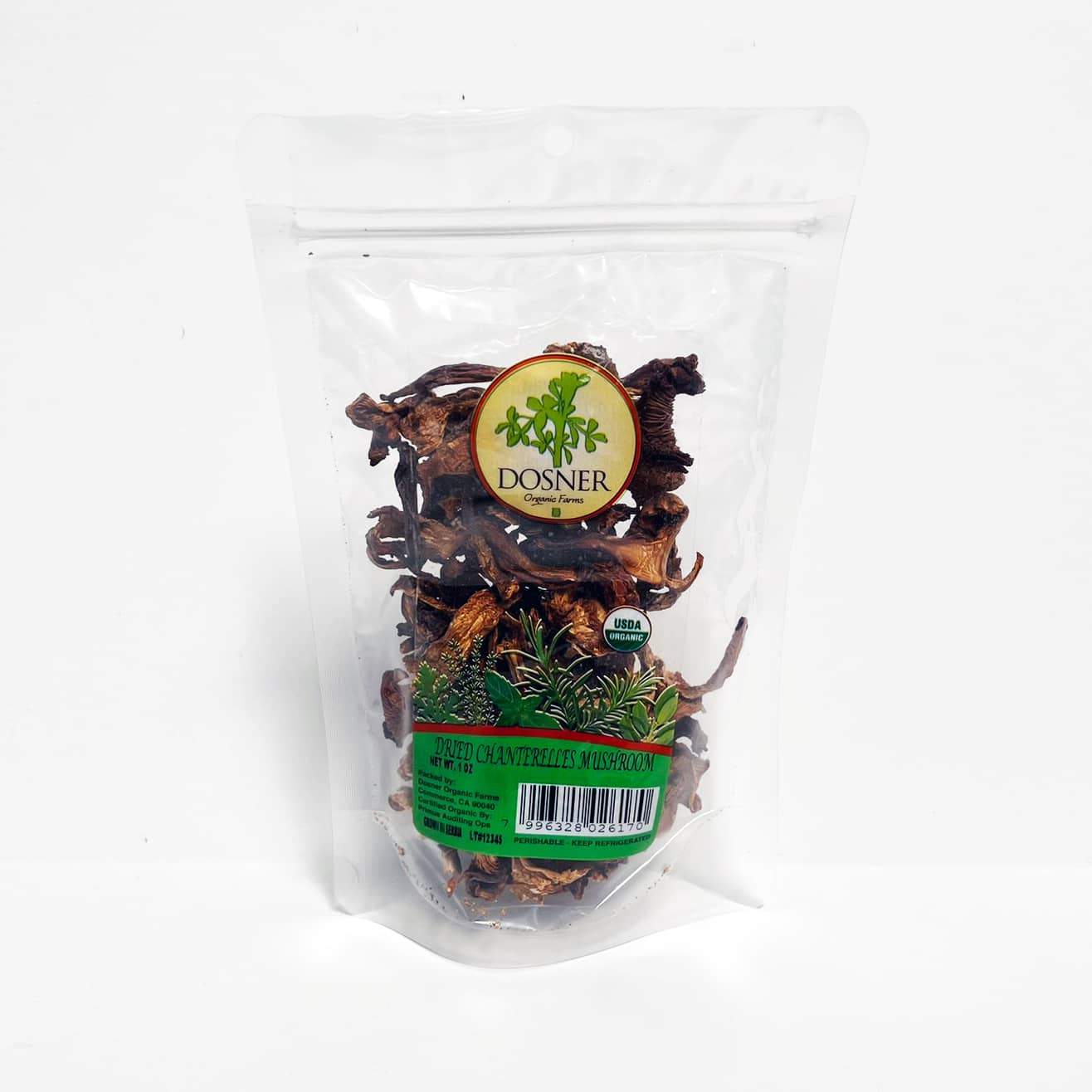 organic chanterelle mushrooms