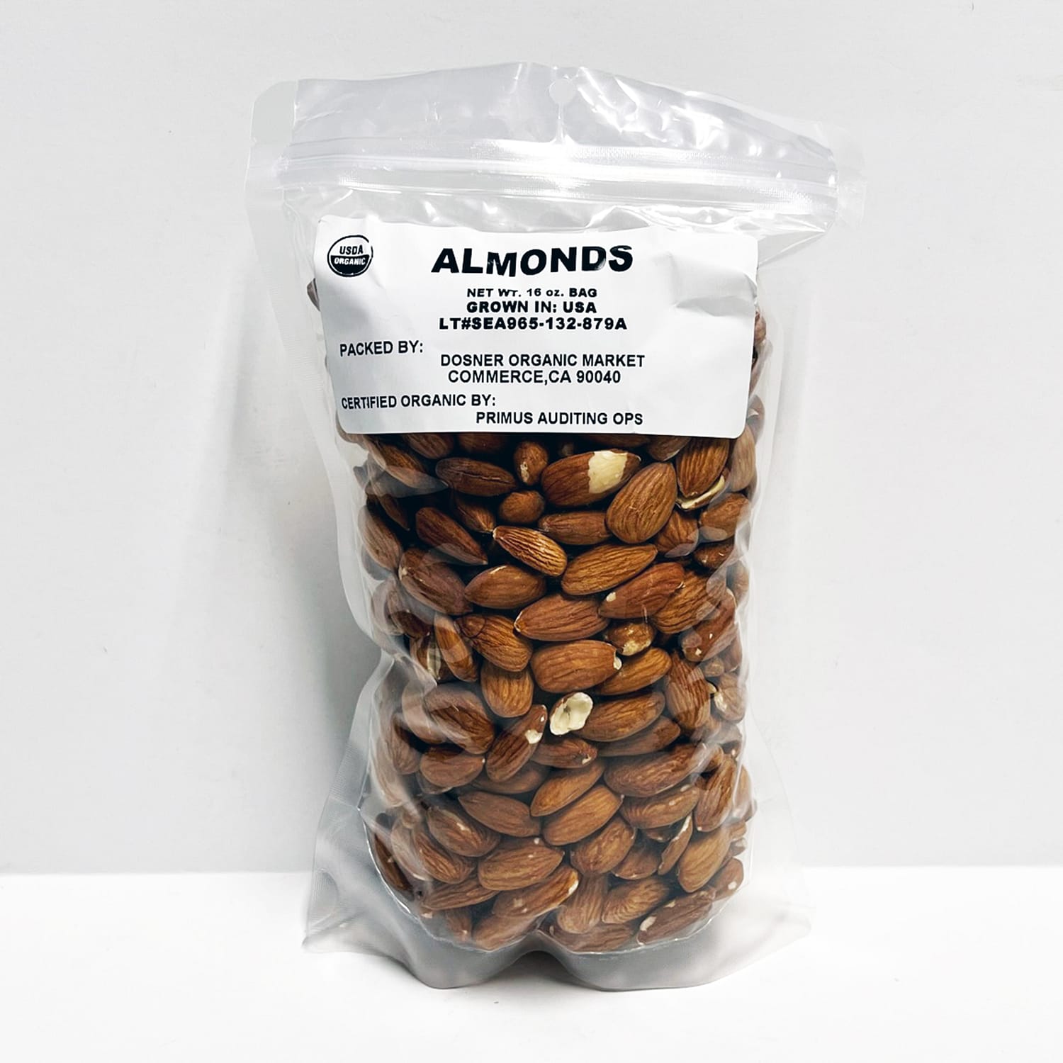 organic almonds